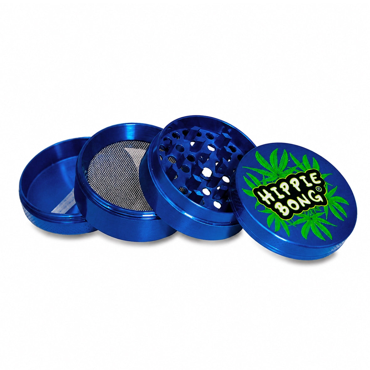 Dichavador de Metal Jungle Hippie Bong 4 partes
