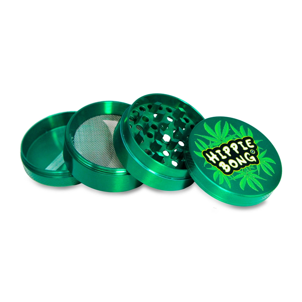 Dichavador de Metal Jungle Hippie Bong 4 partes
