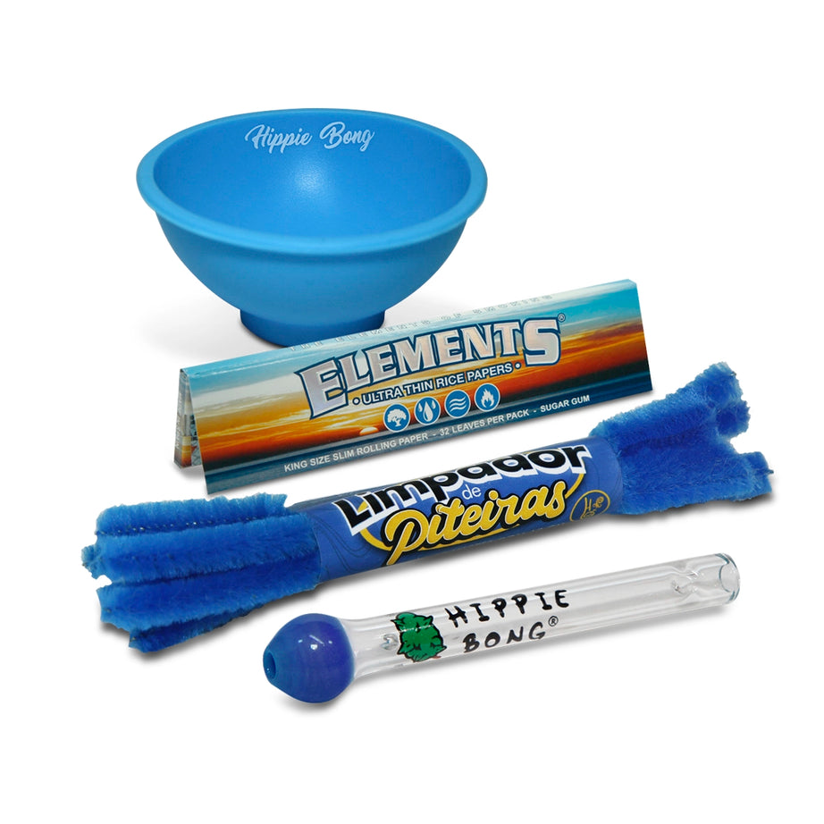 Kit Seda King Size com Piteiras de Vidro e Cuia e limpador de piteira