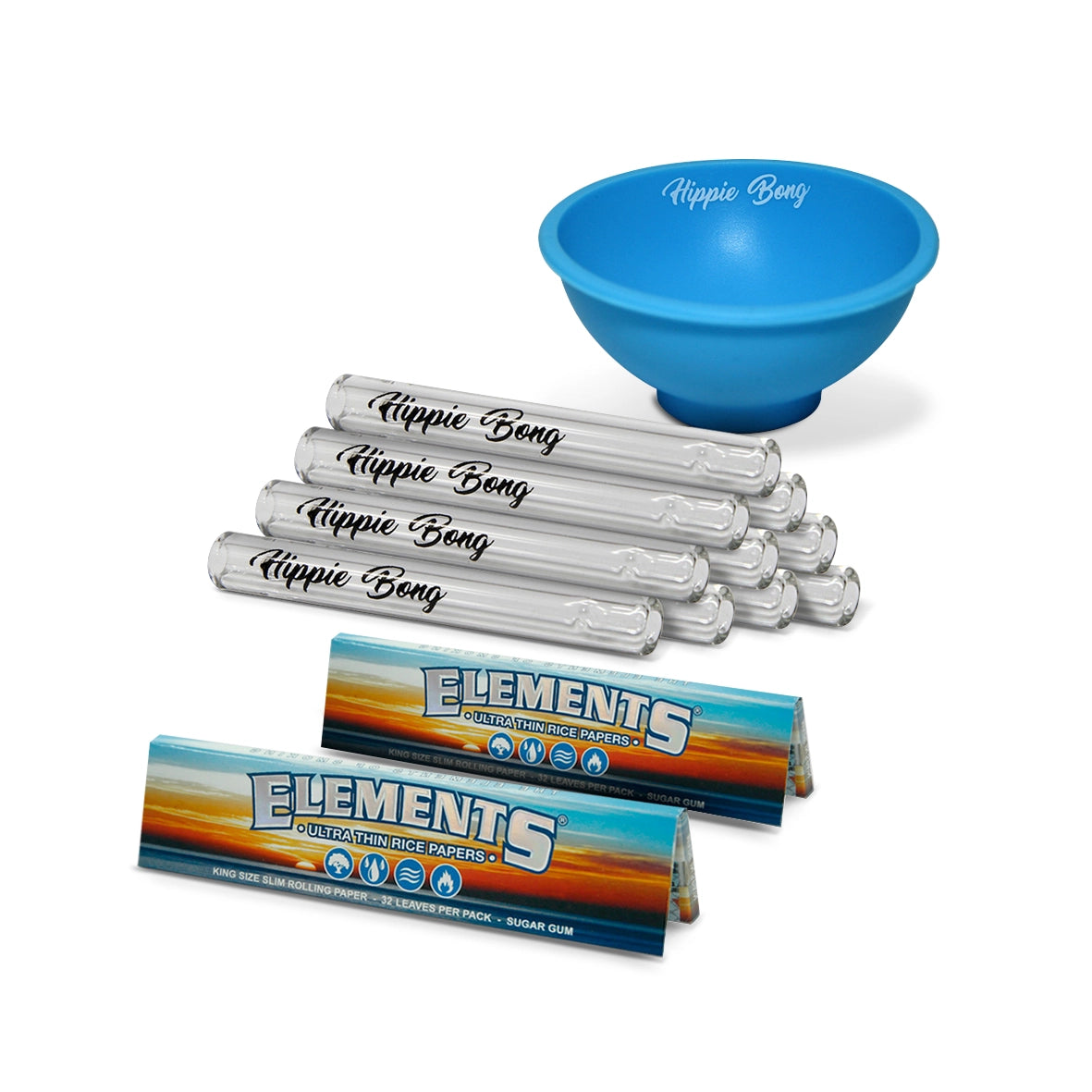 Kit 2 Sedas King Size com Piteiras de Vidro e Cuia