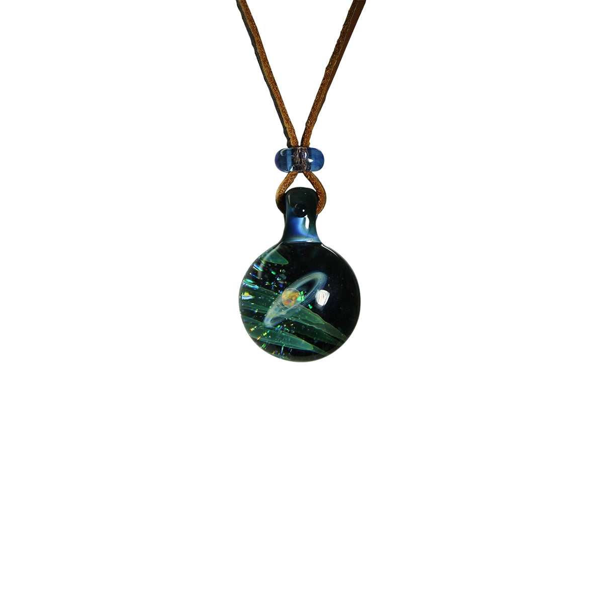 Colgante de ópalo de Saturno