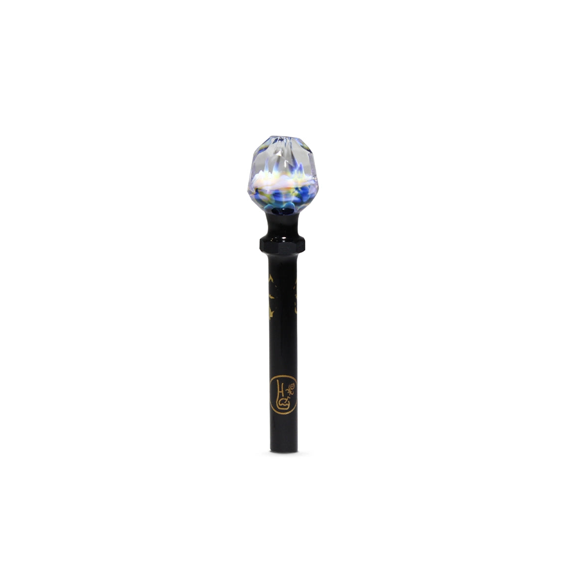 Piteira de Vidro Implosion Black Facet 5