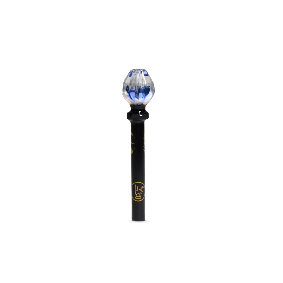 Piteira de Vidro Implosion Black Facet 2