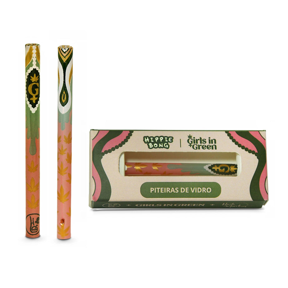 Piteira de Vidro Full Print Alongada Girls in Green + Haila