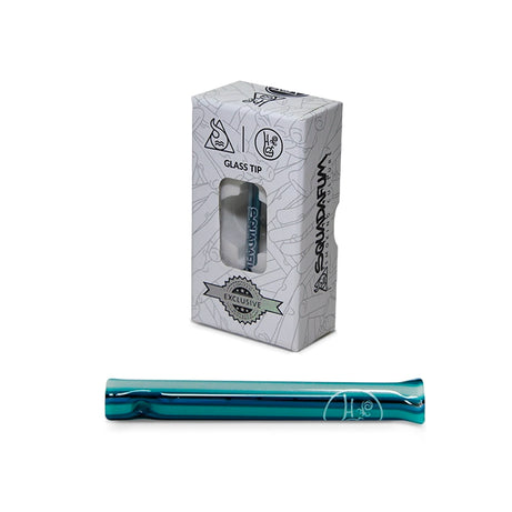 Piteira de Vidro Vacstack colorida azul claro escuro branco preto Collab Squadafum com caixa embalagem