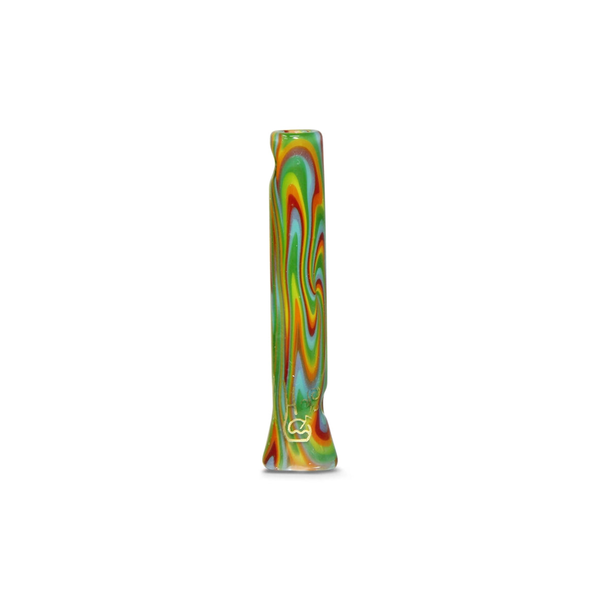 Piteira de Vidro Wig-Wag Reverse Tie Dye