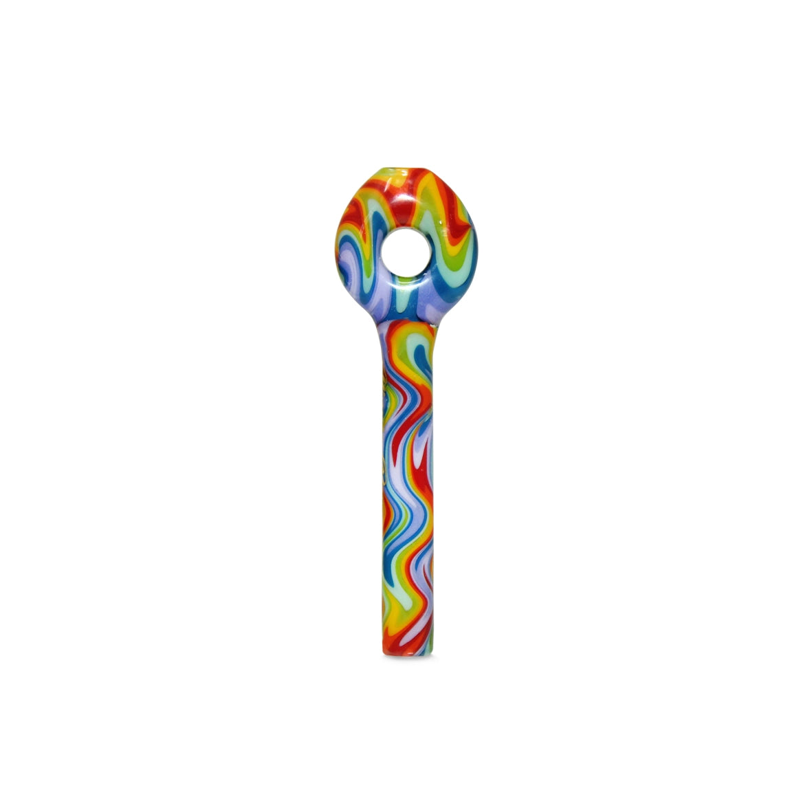 Piteira de Vidro Donuts Wig-Wag Reverse Rainbow
