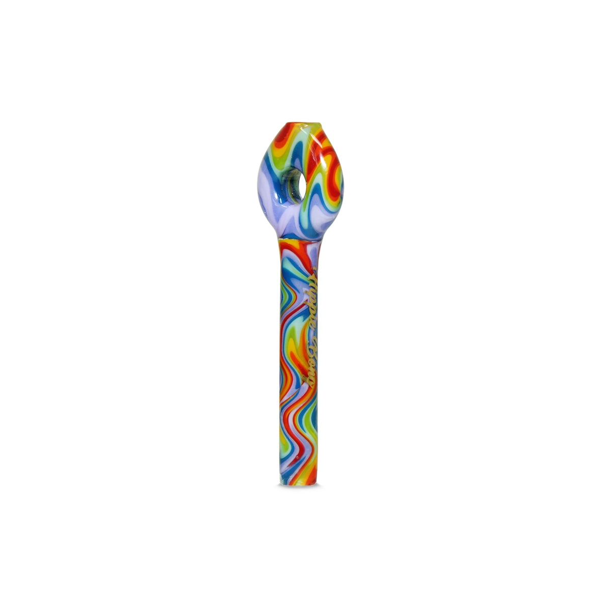Piteira de Vidro Donuts Wig-Wag Reverse Rainbow