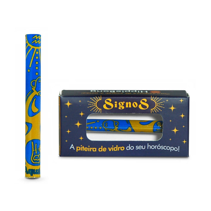 Piteira de Vidro Signos Full Print Aquário