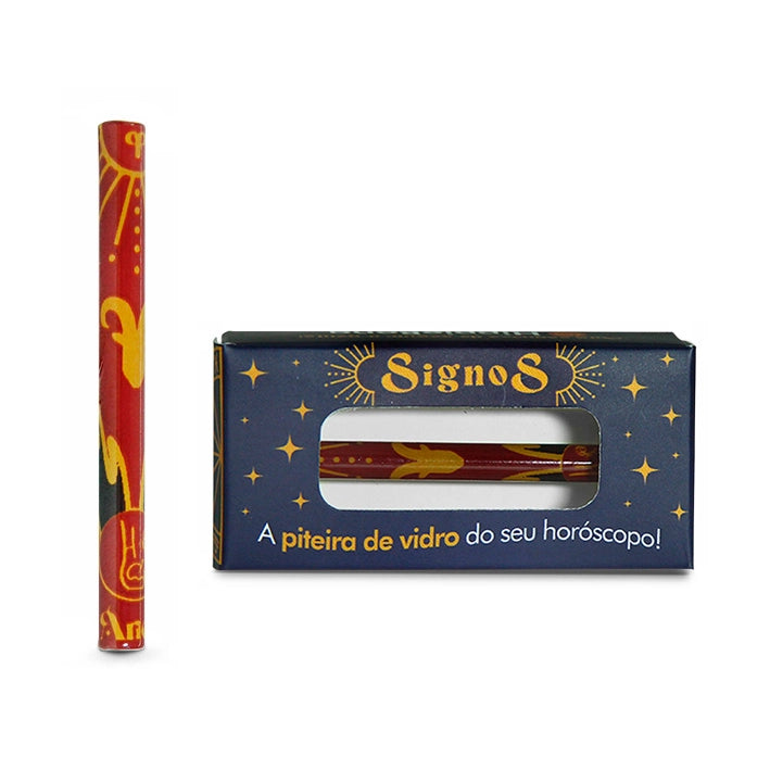 Piteira de Vidro Signos Full Print Áries