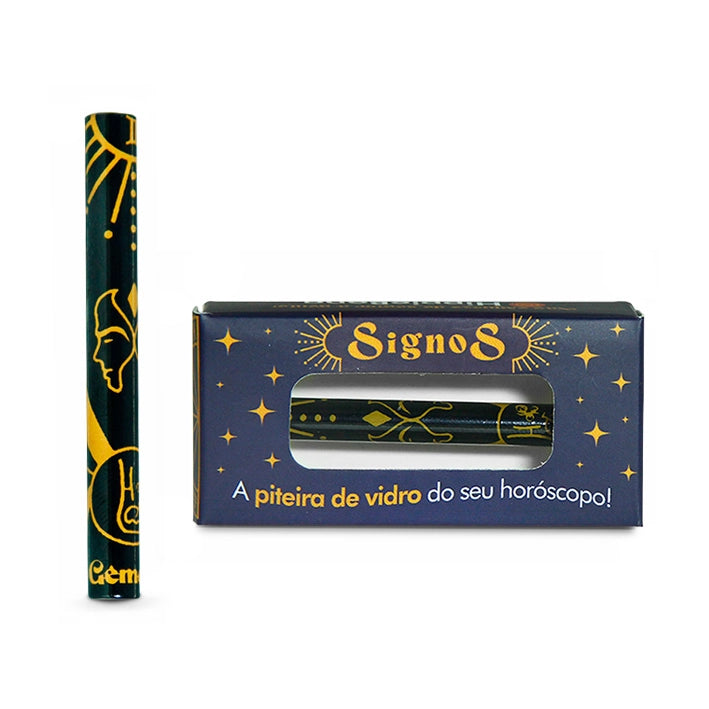 Piteira de Vidro Signos Full Print Gêmeos