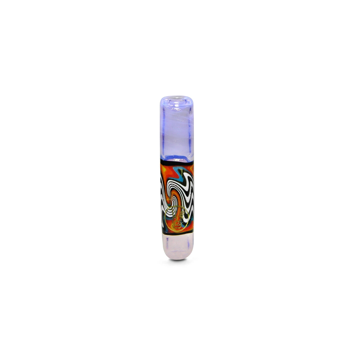 Piteira de Vidro Colorida Incalmo Fat Purple Twist