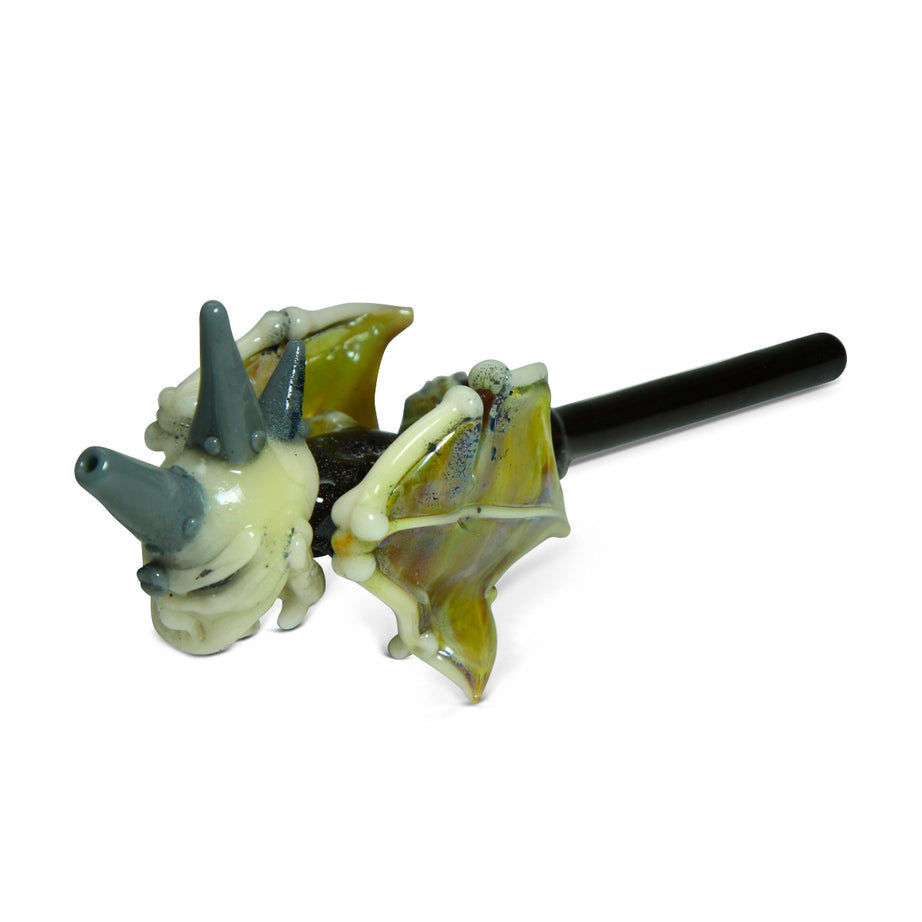 Piteira de Vidro Miniatura Colorida Escultura