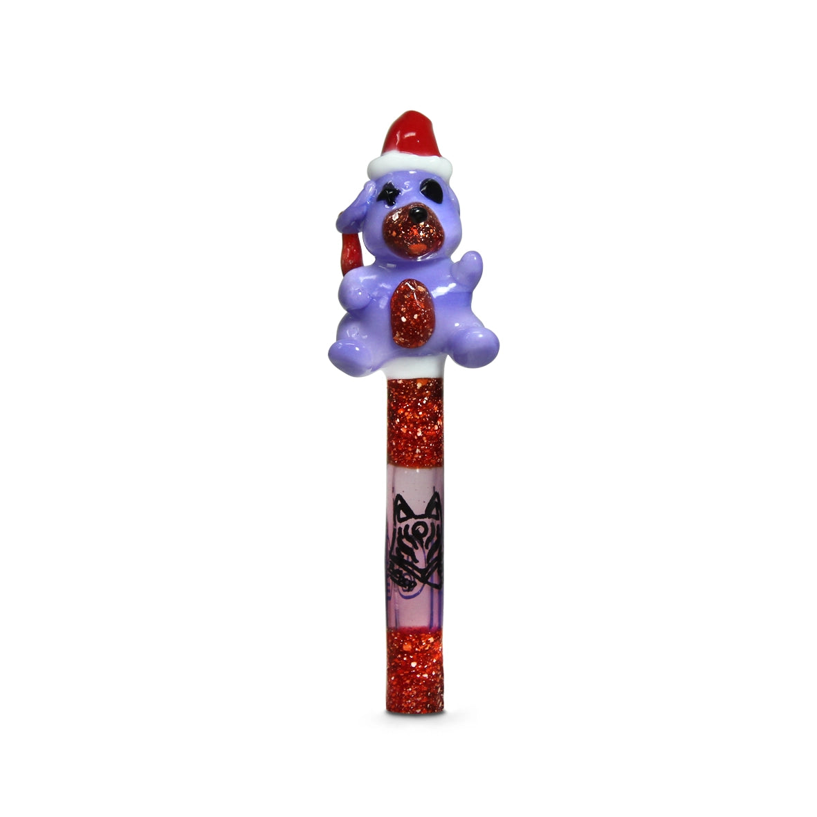 Piteira de Vidro Miniatura Santa Bear