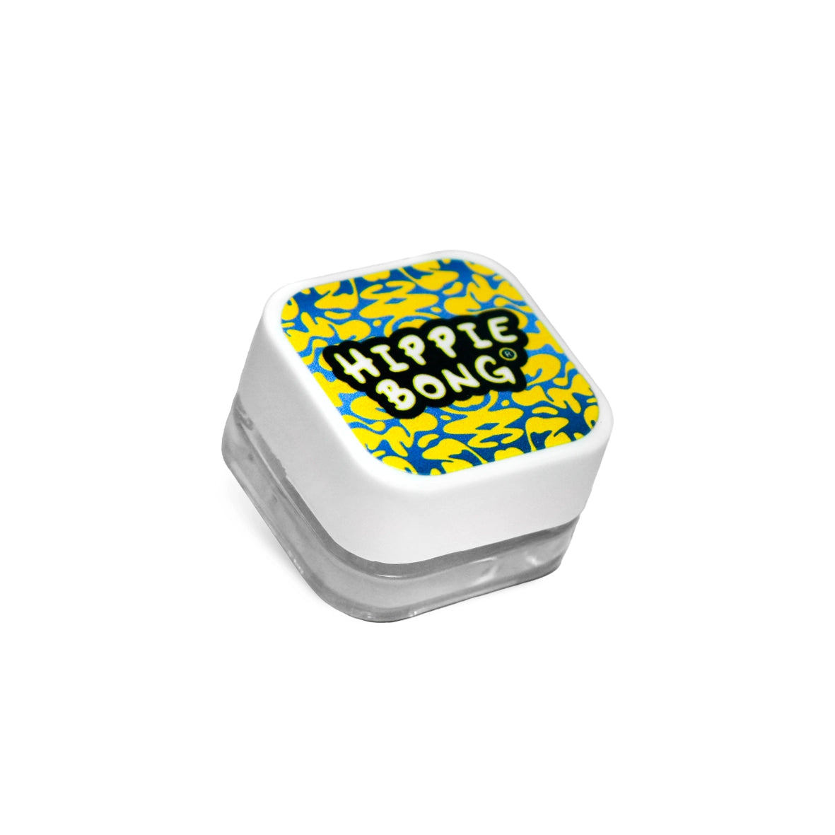 Slick de Vidro Branco Hippie Bong
