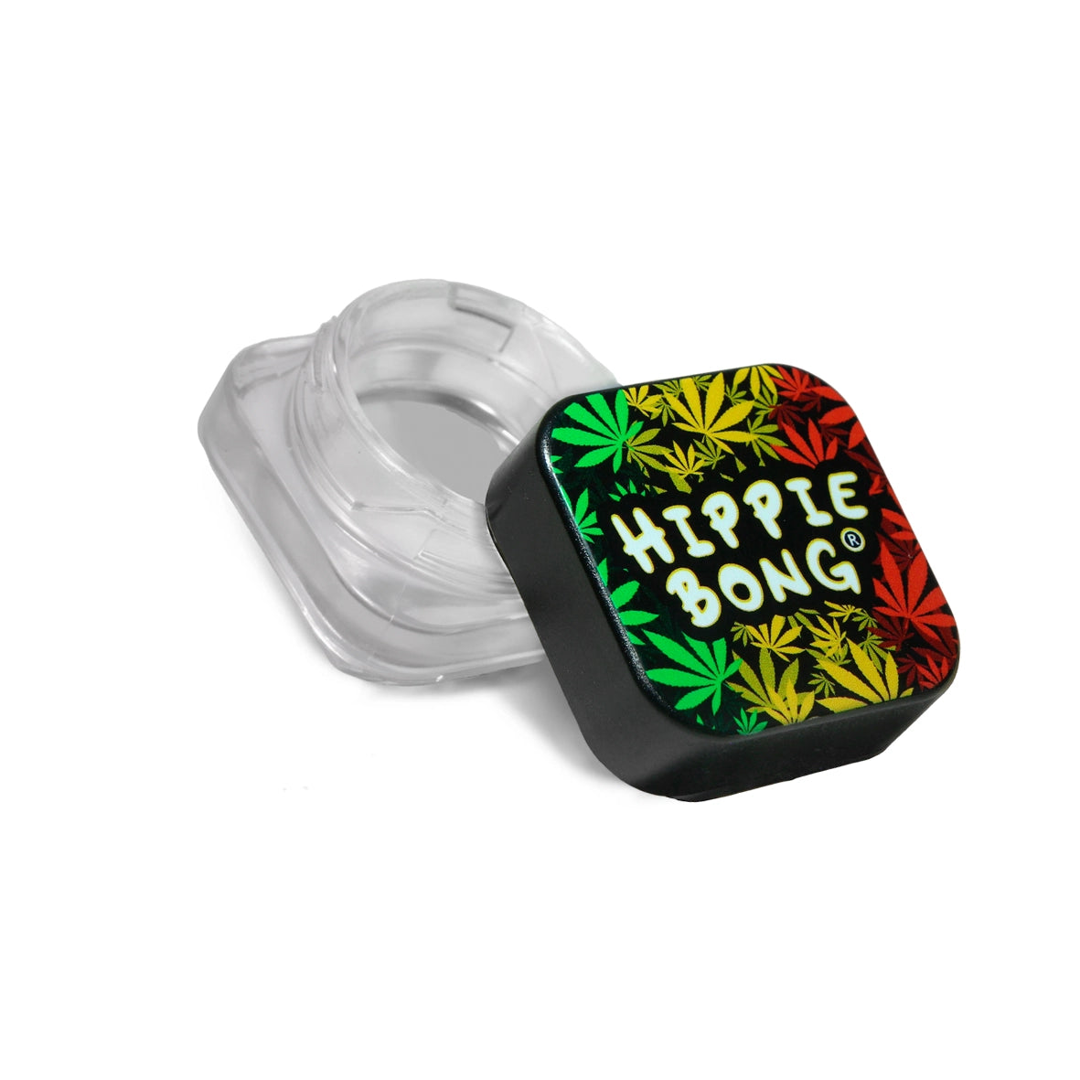 Slick de Vidro Preto UV Hippie Bong