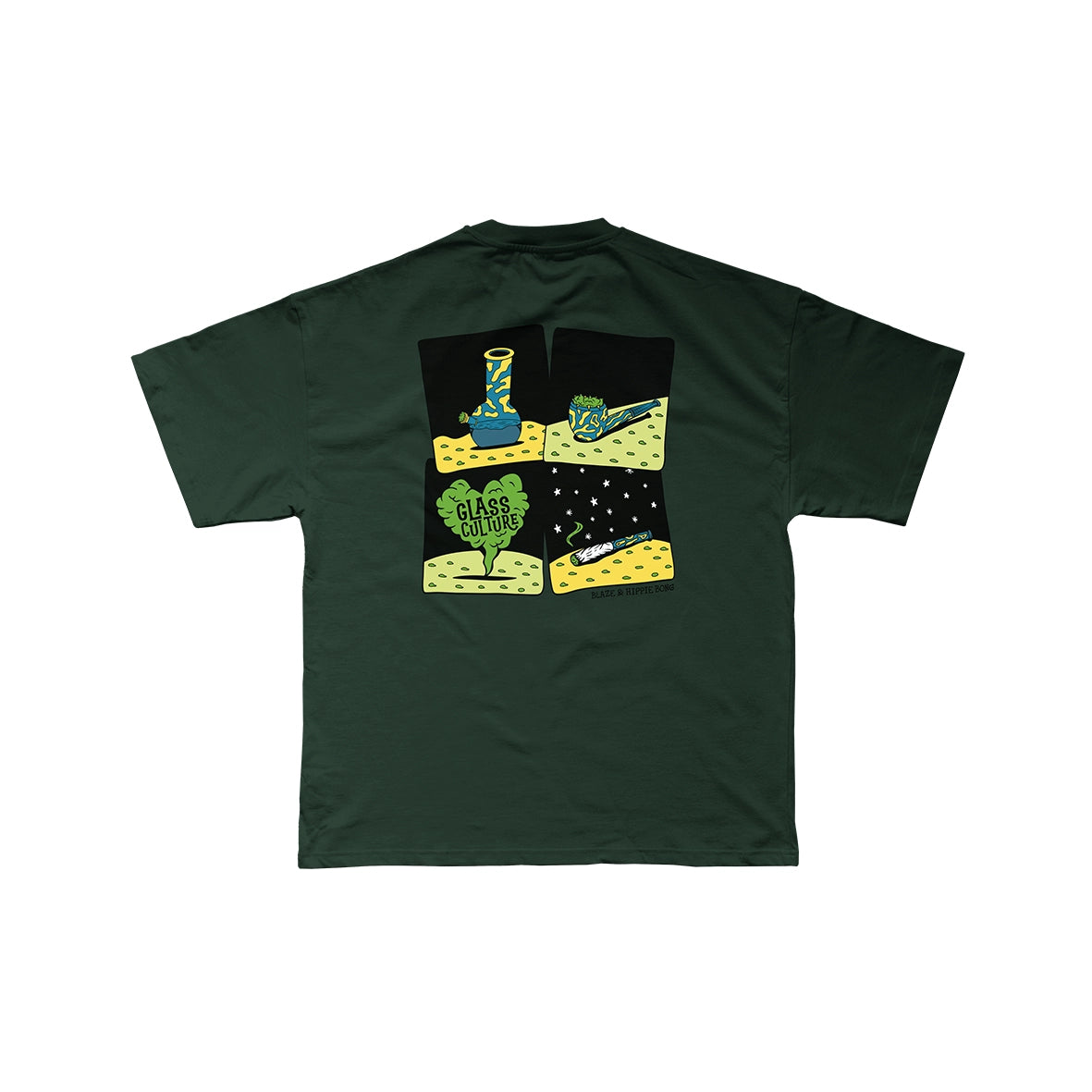 Camiseta Hippie Bong x Blaze Supply (Glass Culture)