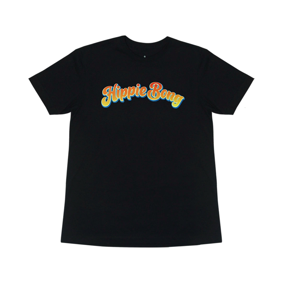 Camiseta Preta Hippie Bong Soprador de Vidro