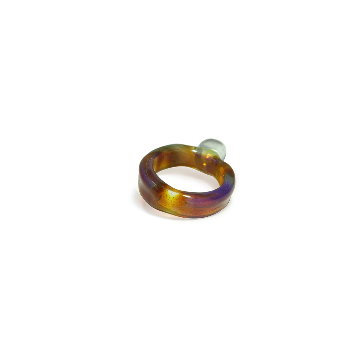 Anel de Vidro Ambar Moon