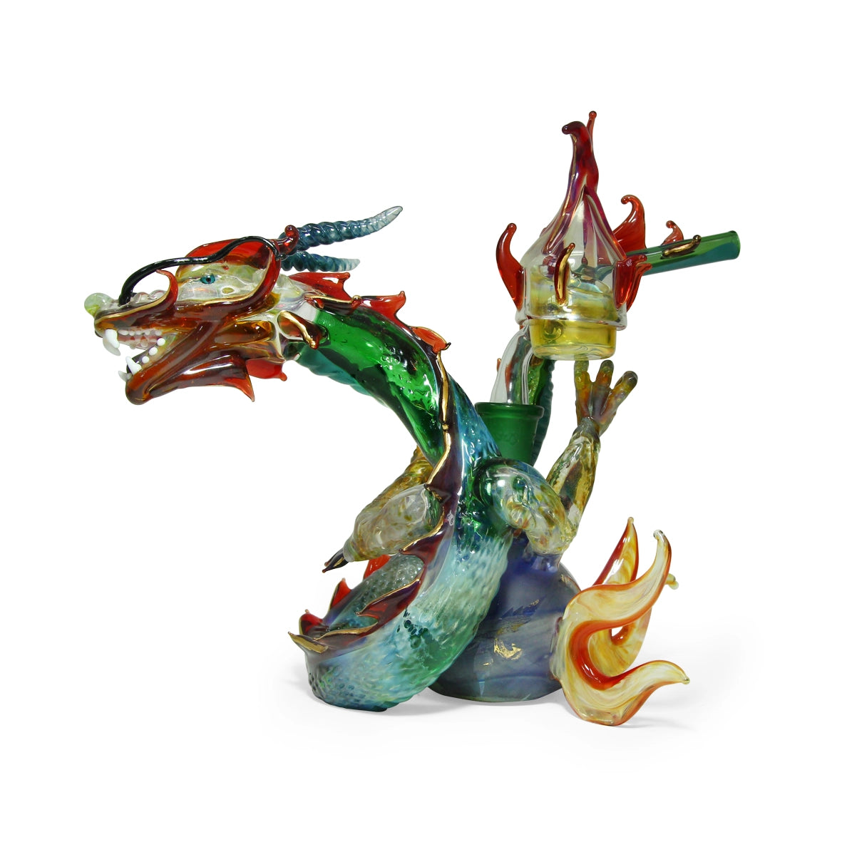 Bong de Vidro Green Dragon