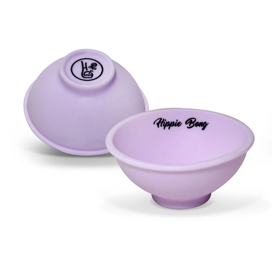 Cuia de silicone bowl colorido rosa 
