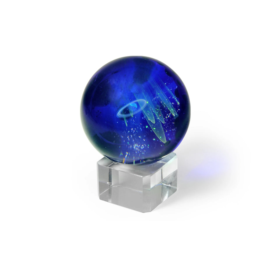 Marble de Vidro Esfera Saturno