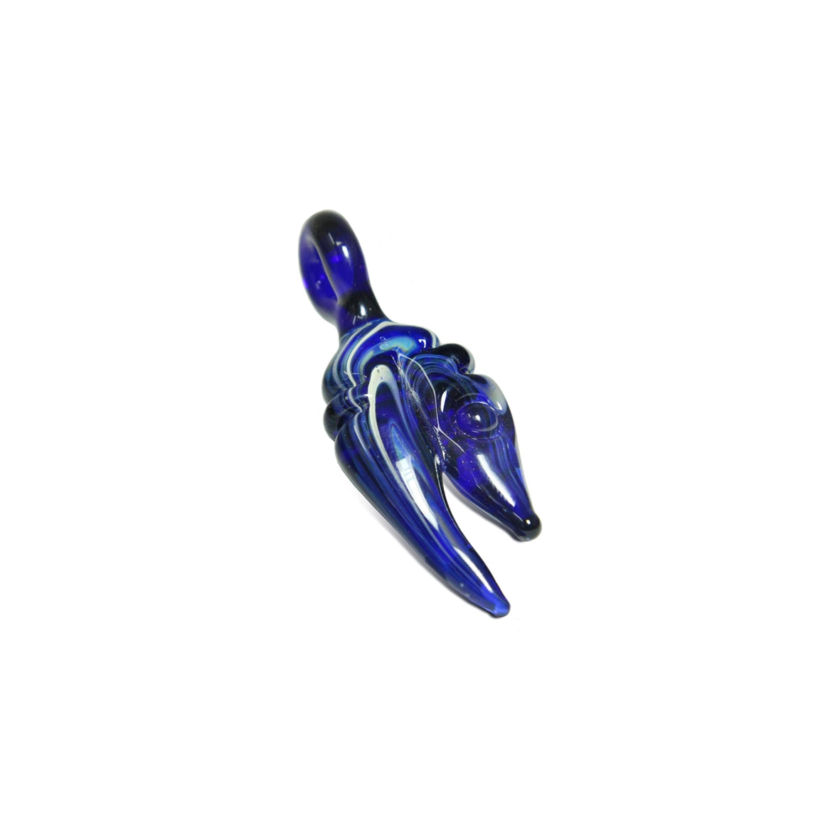 Pingente de Vidro Cobalt Crab