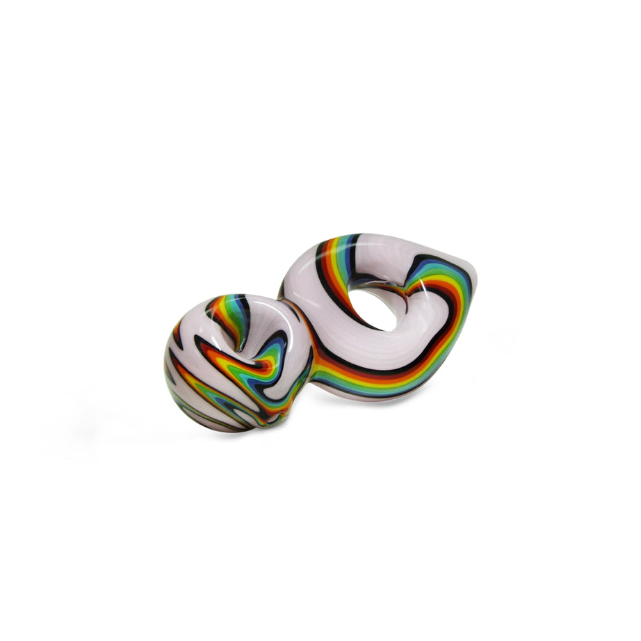 Pipe de Vidro Spoon Donuts Spear Pink