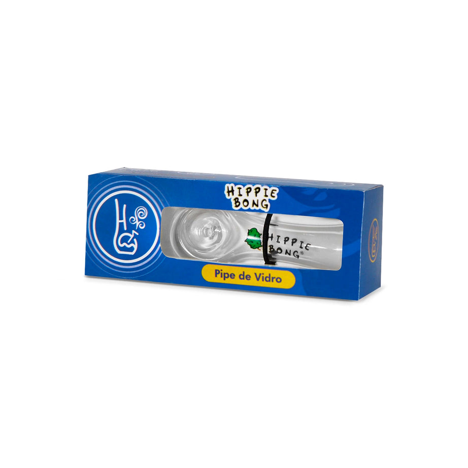 Pipe de Vidro cachimbo transparente com embalagem