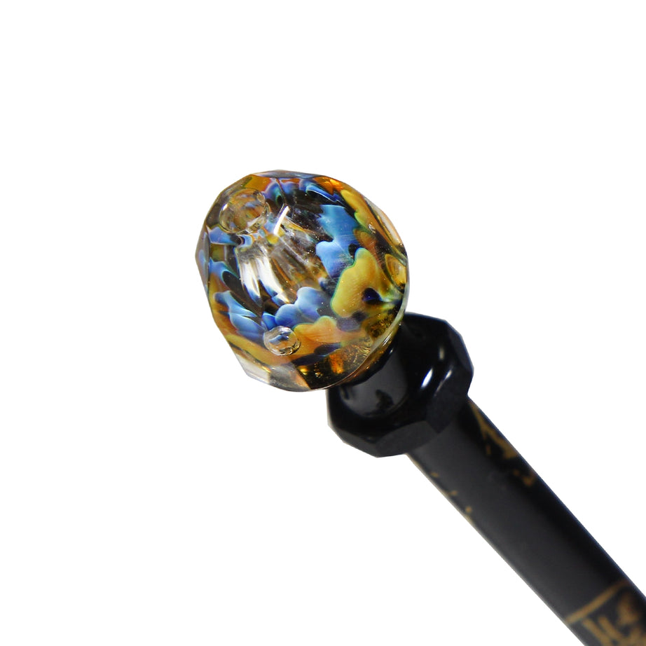 Piteira de Vidro Implosion Black Facet 4