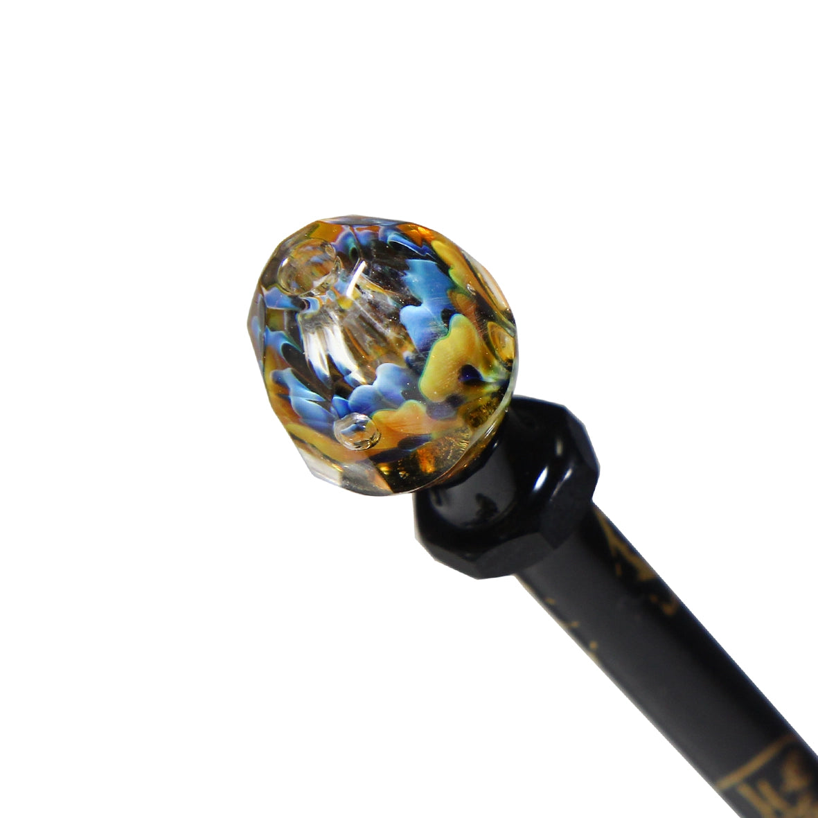 Piteira de Vidro Implosion Black Facet 4