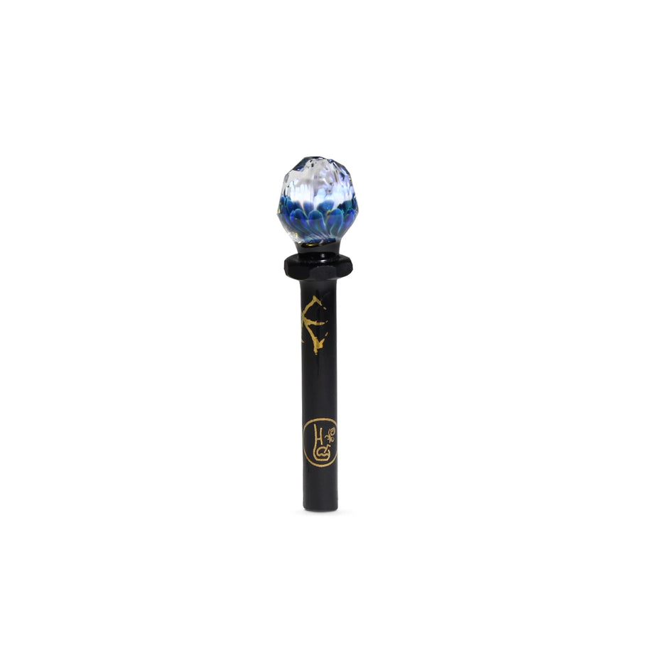 Piteira de Vidro Implosion Black Facet 1