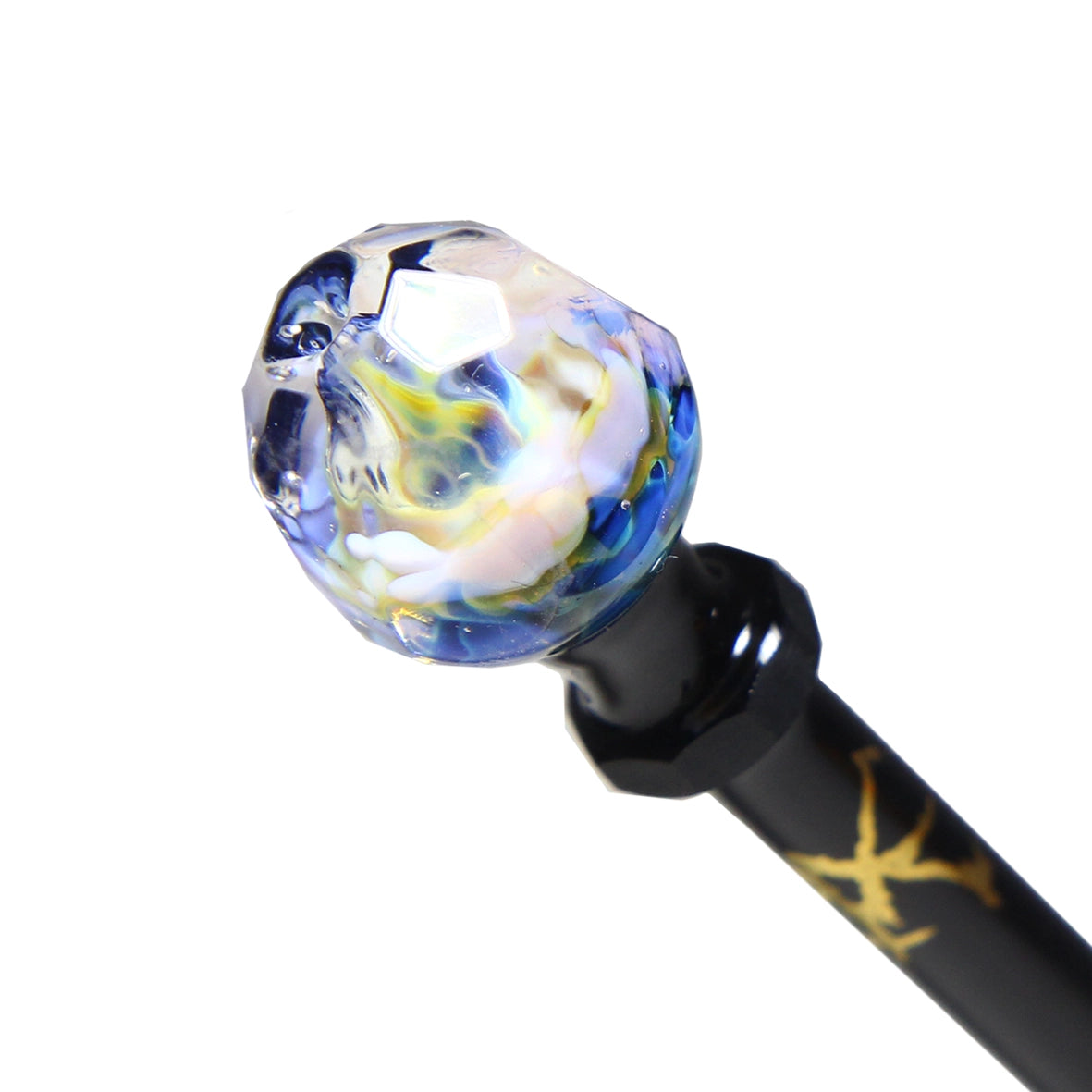 Piteira de Vidro Implosion Black Facet 5