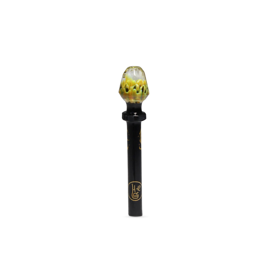 Piteira de Vidro Implosion Black Facet 3