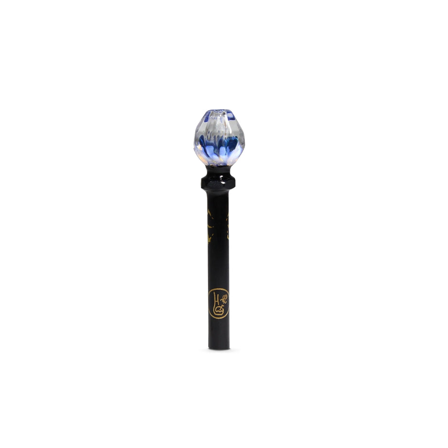Piteira de Vidro Implosion Black Facet 2
