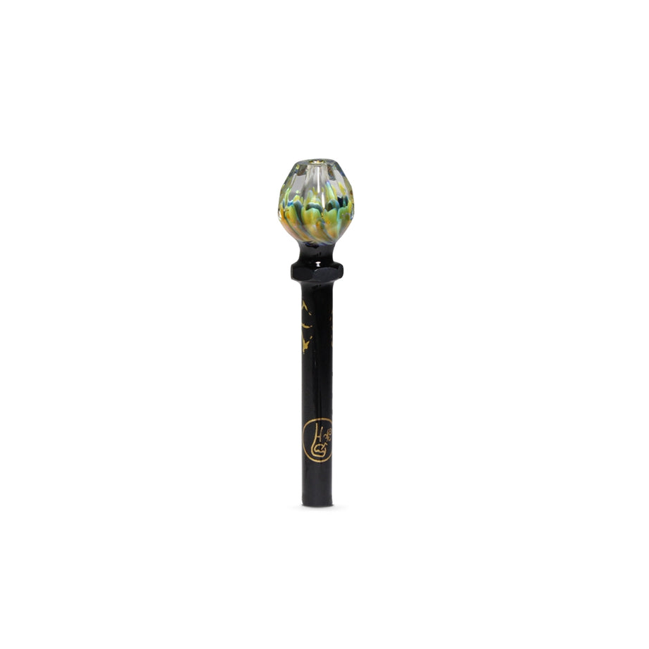 Piteira de Vidro Implosion Black Facet 4