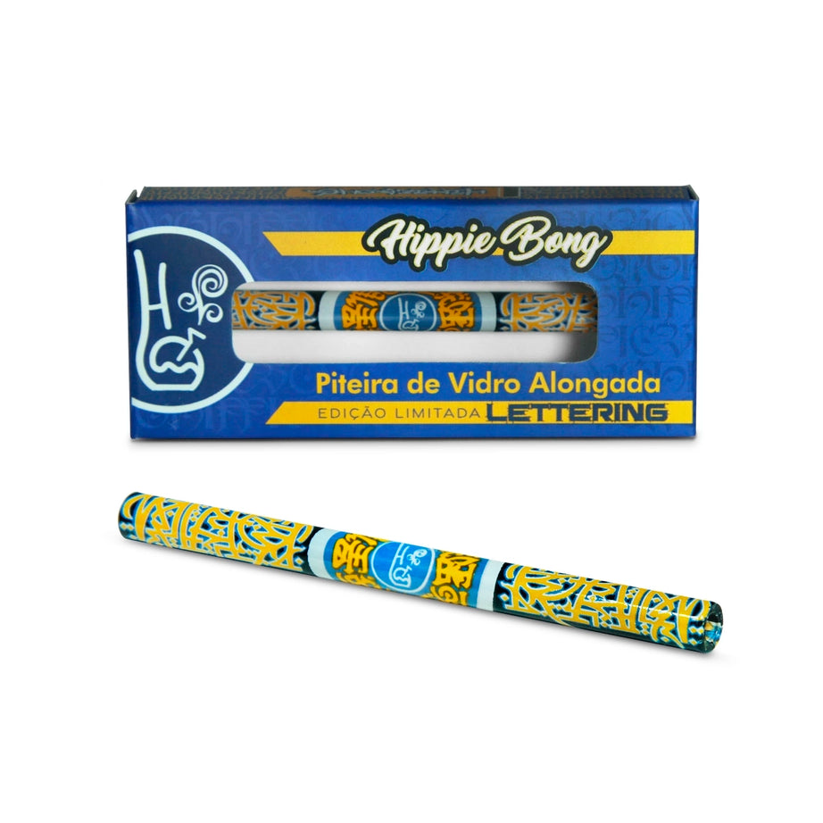 Piteira de Vidro Full Print Colorida Alongada