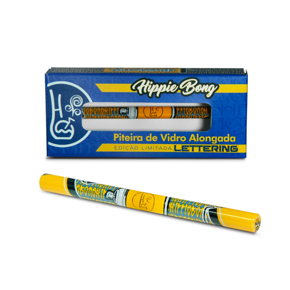 Piteira de Vidro Full Print Colorida Alongada Pixo Pixação