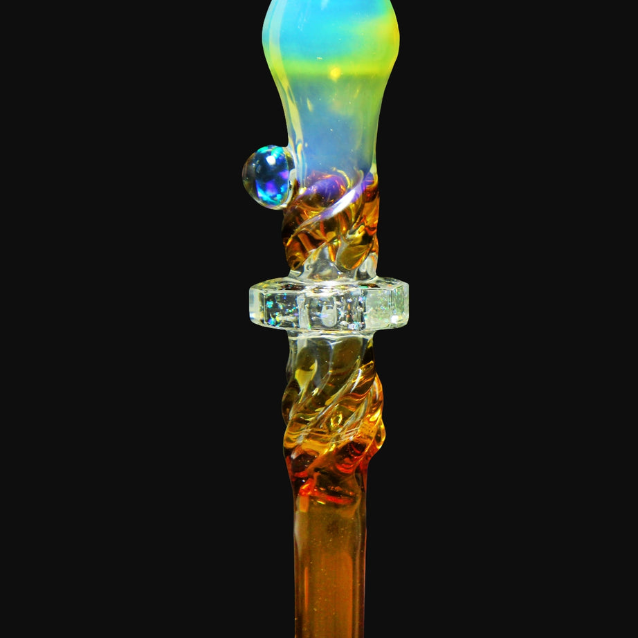 Piteira de Vidro Amber Star Opal