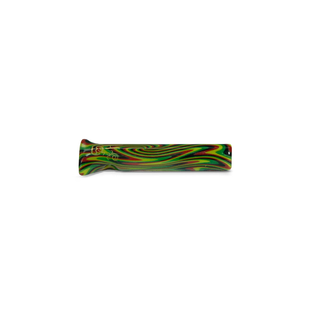 Piteira de Vidro Wig-Wag Colorida Reggae