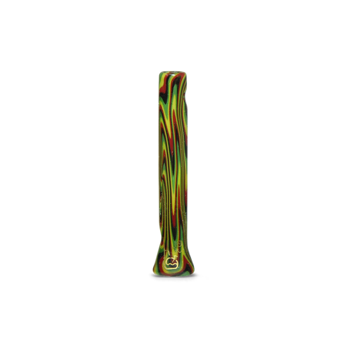 Piteira de Vidro Wig-Wag Reverse Rasta
