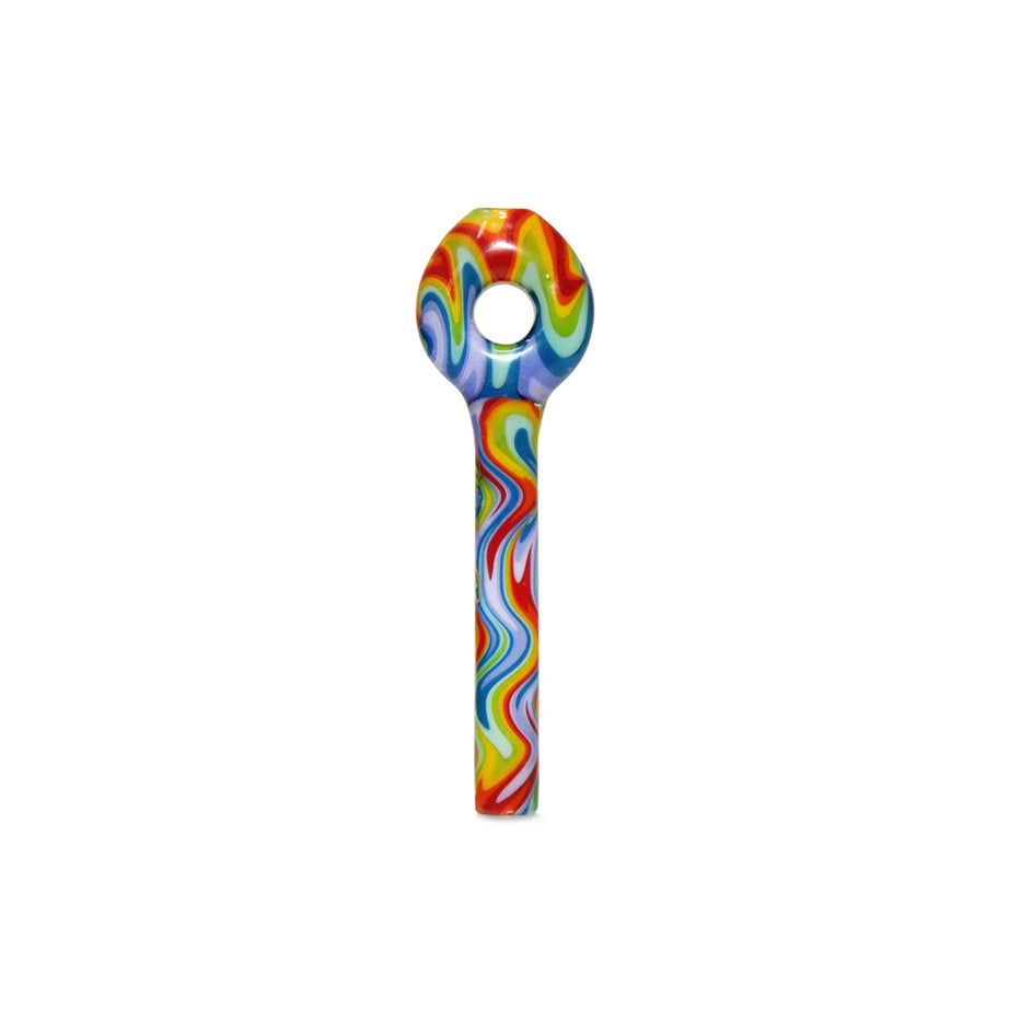 Piteira de Vidro Donuts Wig-Wag Reverse Rainbow
