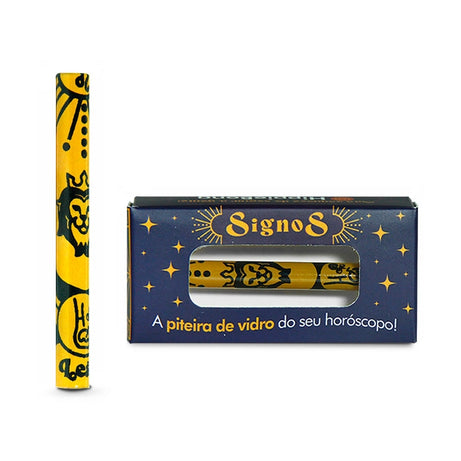 Piteira de Vidro Signos Full Print Leão