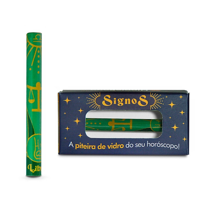 Piteira de Vidro Signos Full Print Libra