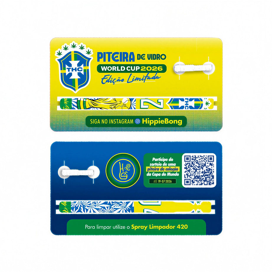 Piteira de Vidro Copa do Mundo - SELEÇÃO [PRÉ-VENDA]