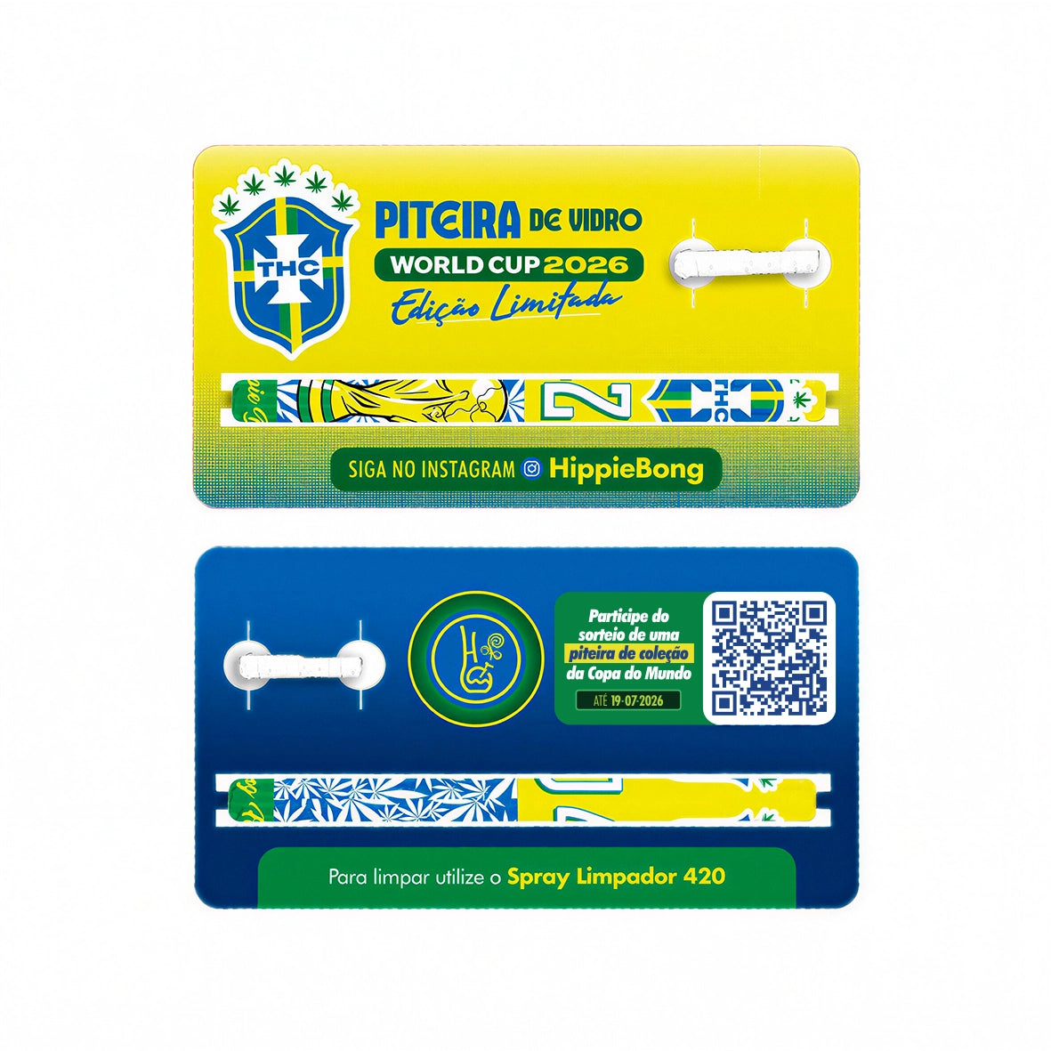 Piteira de Vidro Copa do Mundo - SELEÇÃO [PRÉ-VENDA]