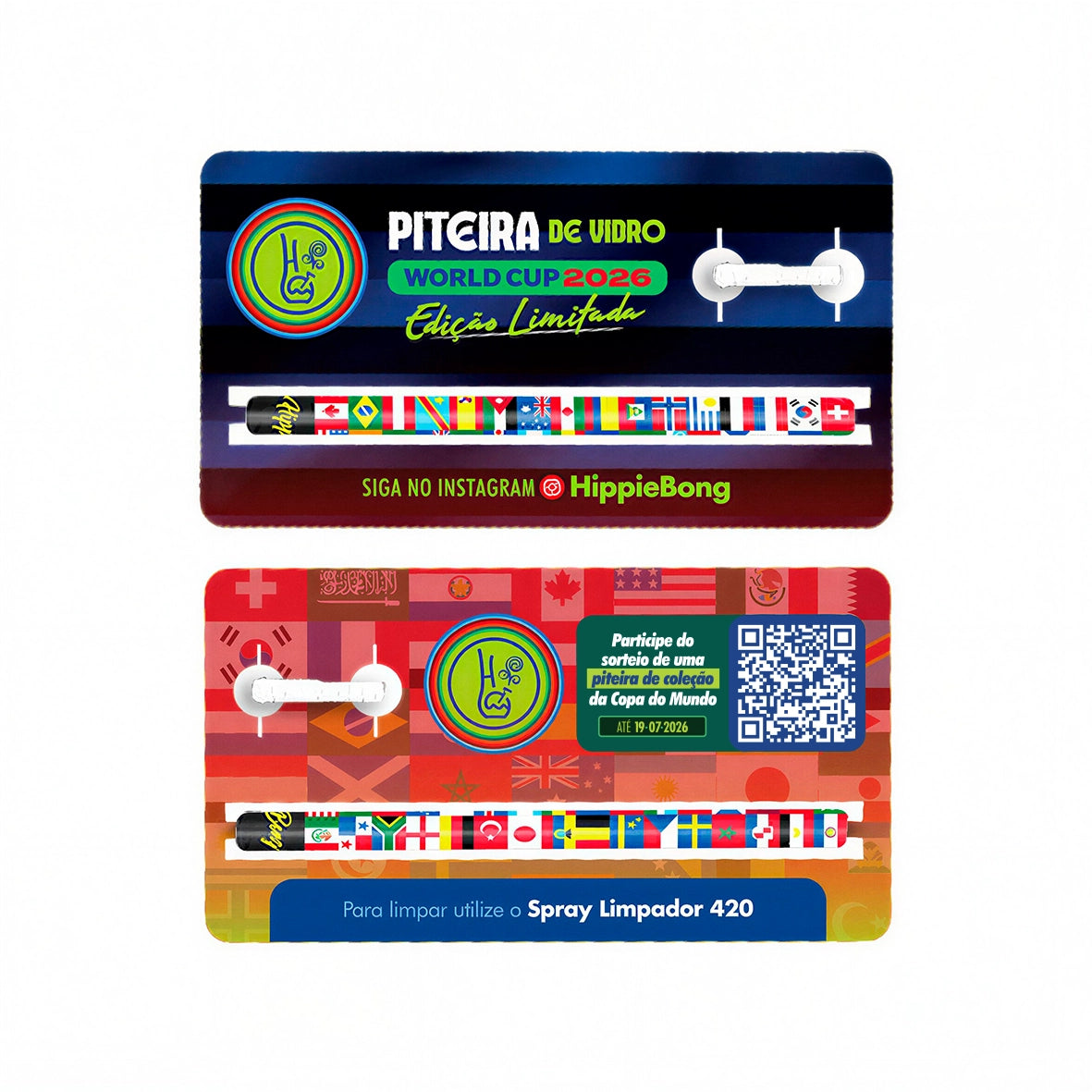 Piteira de Vidro Copa do Mundo - Países [PRÉ-VENDA]