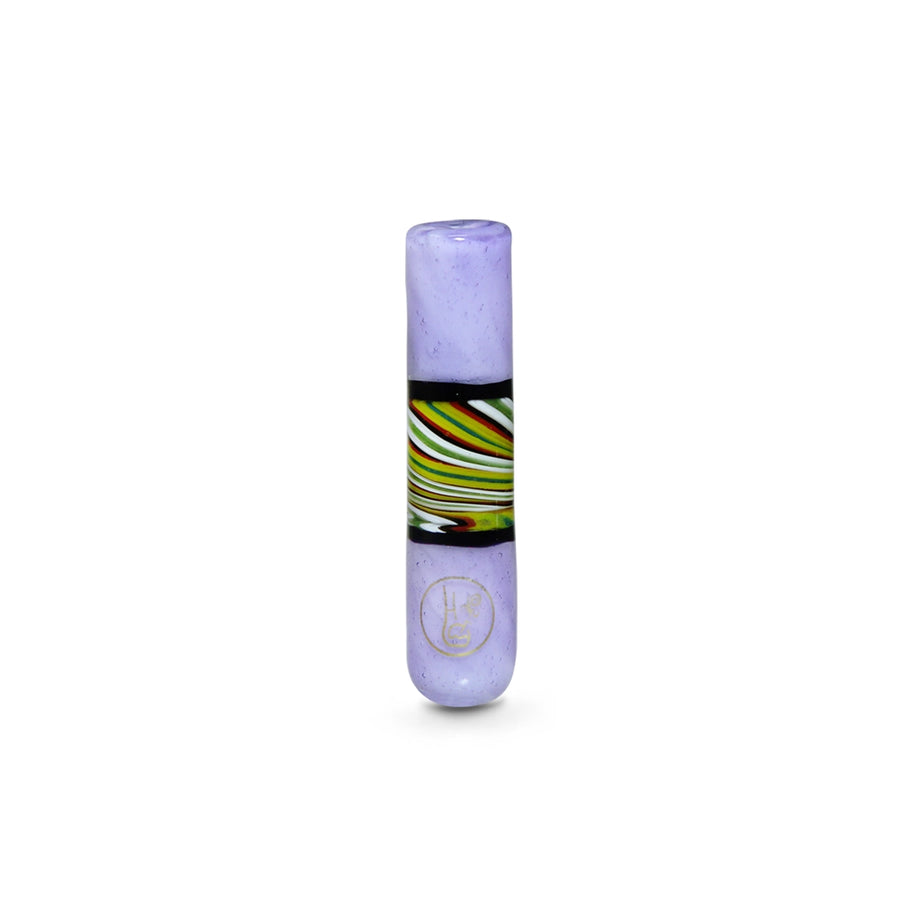 Piteira de Vidro Colorida Incalmo Fat Purple