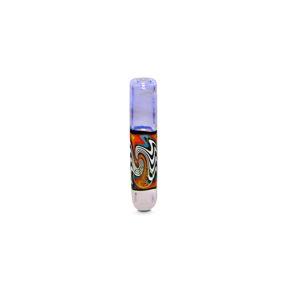 Piteira de Vidro Colorida Incalmo Fat Purple Twist