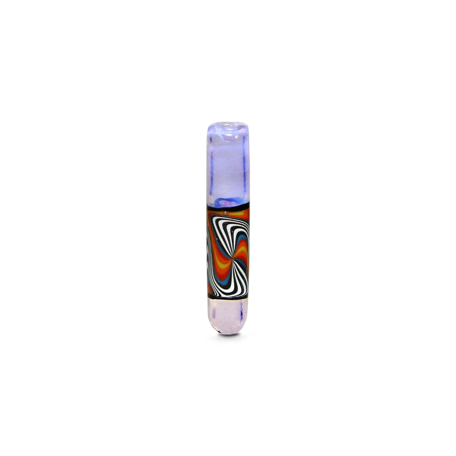 Piteira de Vidro Colorida Incalmo Fat Purple Twist